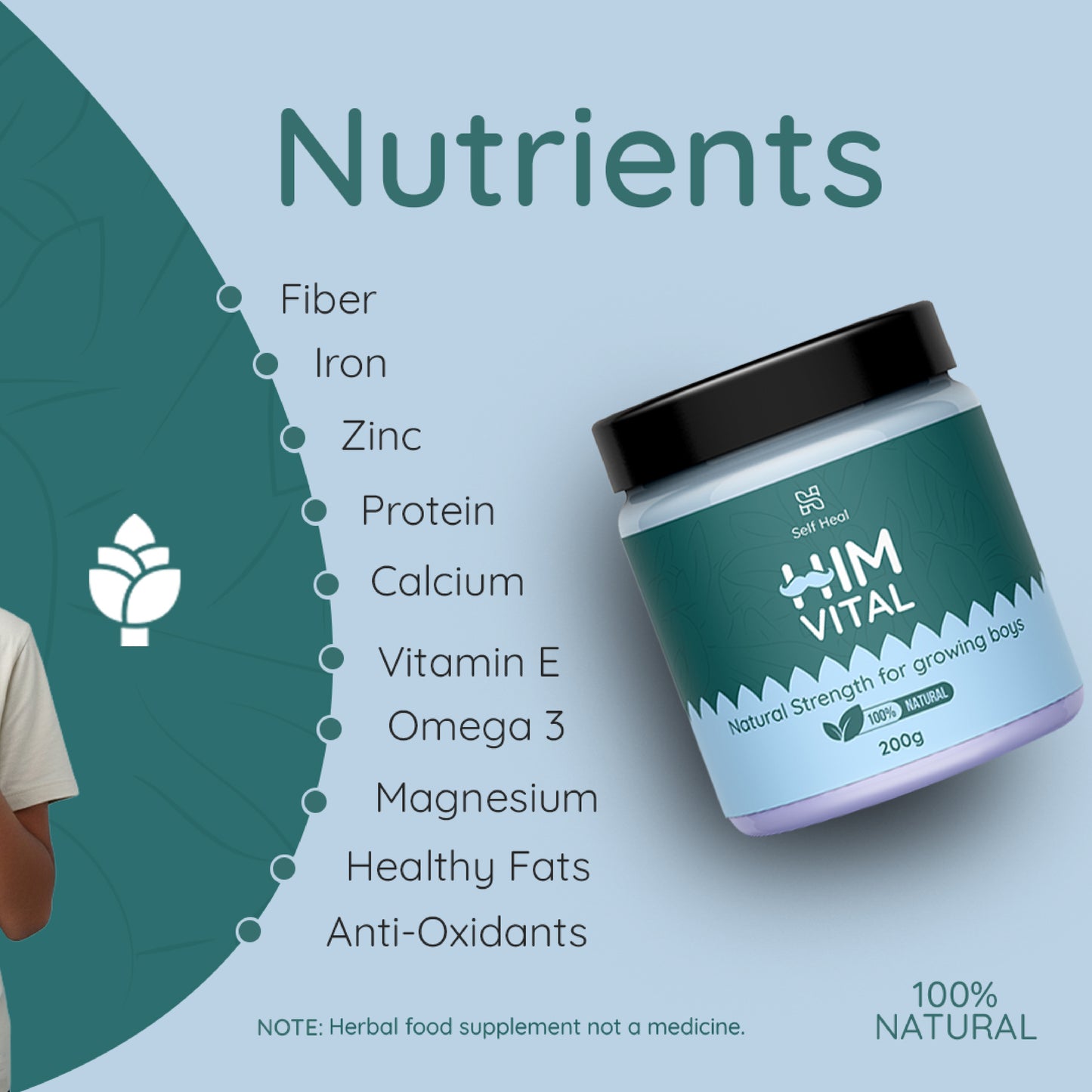 NATURAL STRENGTH FOR GROWING BOYS